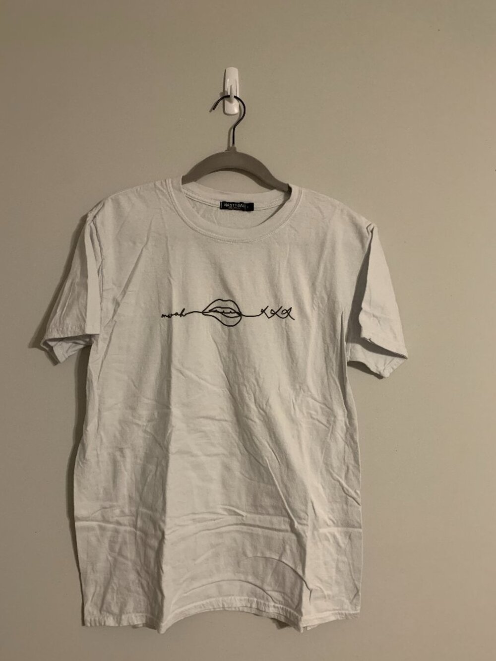 Nasty Gal Mwah T-Shirt, Size M